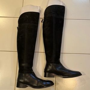 Tory Burch Simone over the knee boots in excellent condition